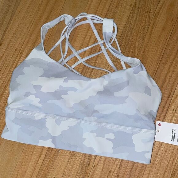 LULULEMON SPORTS BRA Free to Be Wild Heritage 365 Camo Starlight Camo LONGLINE 8 - Picture 1 of 5